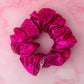 Samantha - Pink Jersey foil XL Scrunchie
