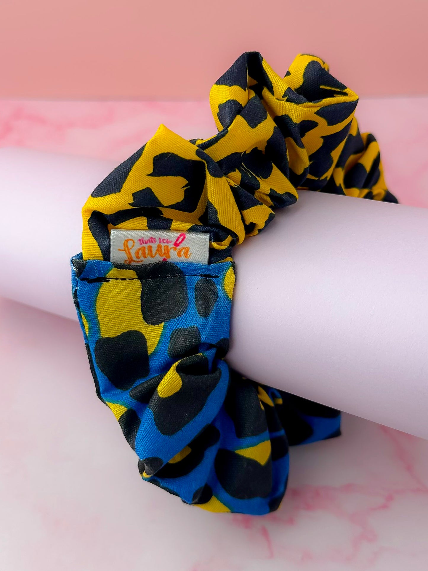 Crossbreed - Mixed Leopard print classic scrunchie