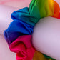 Rainbow - Rainbow Satin classic scrunchie