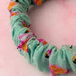 Flamingo Fancy - Blue & Pink Flamingo Scrunchie Headband