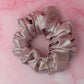 Shimmer - Pink dance fabric XL Scrunchie