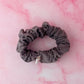 Grace - Grey Needlecord classic scrunchie