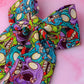 Living Dead -Zombie print long Hair Bow