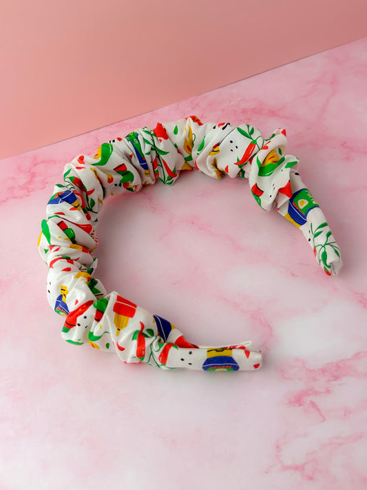 Spicy - Hot Sauce Scrunchie Headband