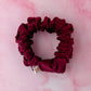 Victoria - Burgundy Needlecord classic scrunchie