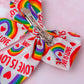 Love is Love - Rainbow pride long Hair Bow