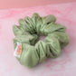 Meadow - Pale Green velvet XL Scrunchie