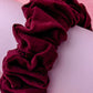 Victoria - Burgundy Needlecord classic scrunchie