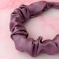 Mauve - Mauve Satin Scrunchie Headband