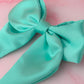 Mint - Mint Satin classic Hair Bow