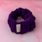 Violet - Purple Needlecord classic scrunchie