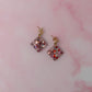 Love Diamonds - pink heart glitter Resin Earrings