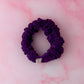 Violet - Purple Needlecord classic scrunchie