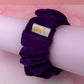 Violet - Purple Needlecord classic scrunchie
