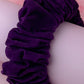 Violet - Purple Needlecord classic scrunchie