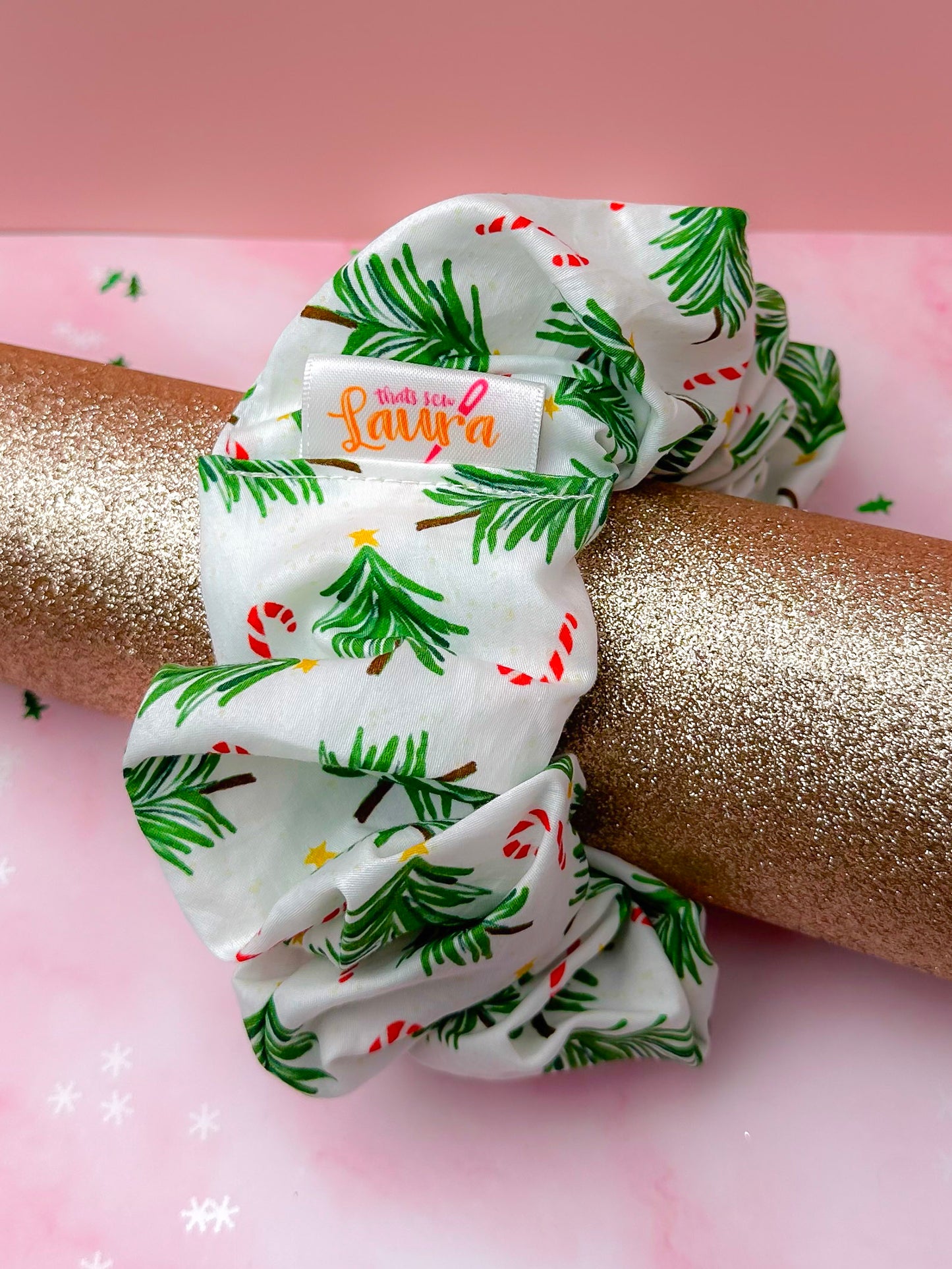 Classic Christmas XL Scrunchie | Handmade Hair Accessories UK