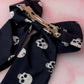 Ophelia - Skull print long Hair Bow