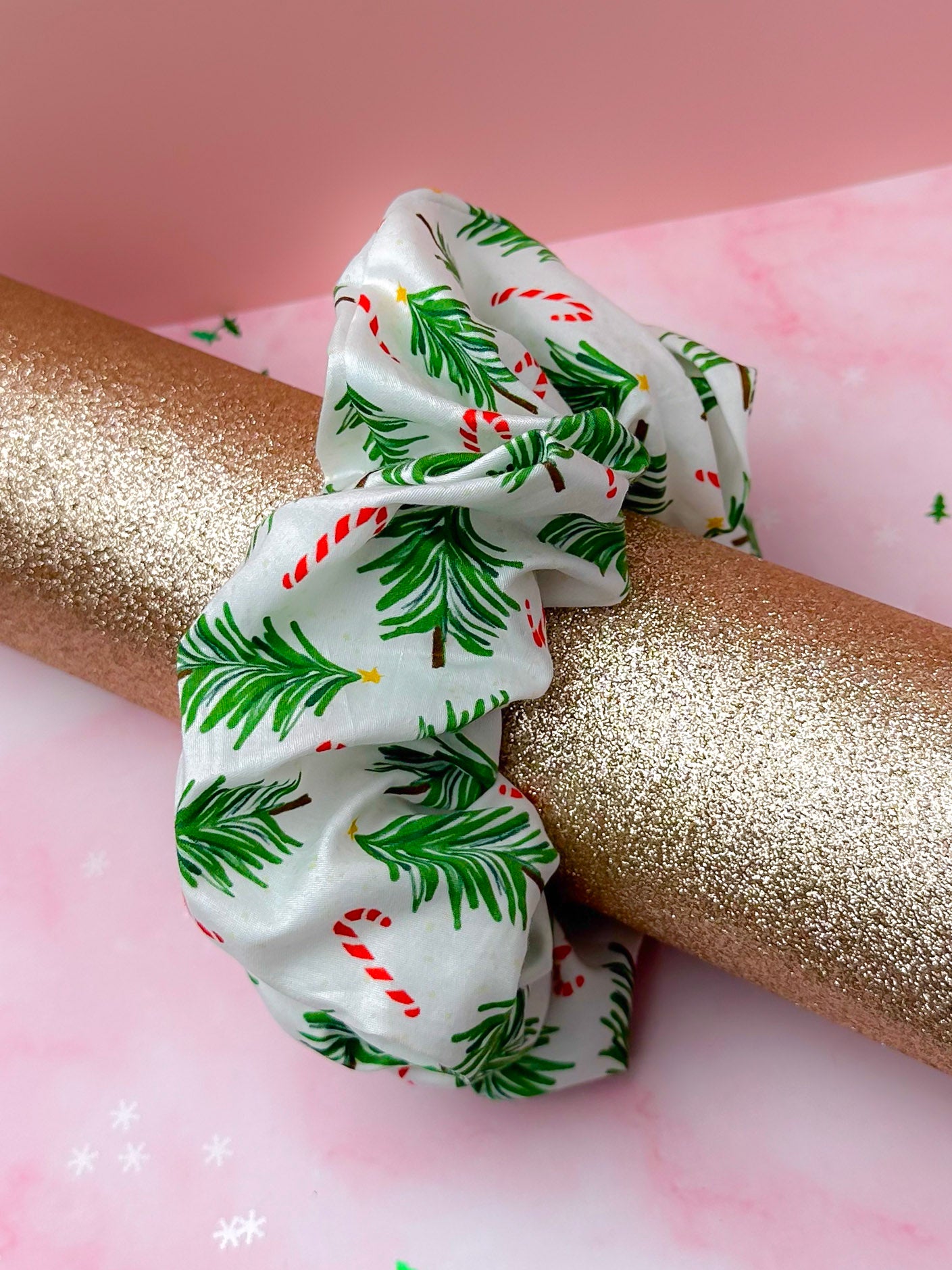 Classic Christmas XL Scrunchie | Handmade Hair Accessories UK