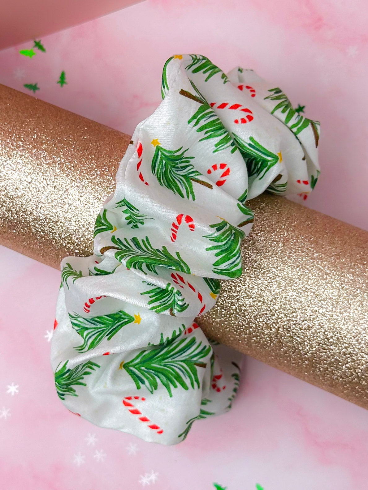 Classic Christmas XL Scrunchie | Handmade Hair Accessories UK