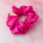 Pretty In Pink - Pink Satin classic scrunchie