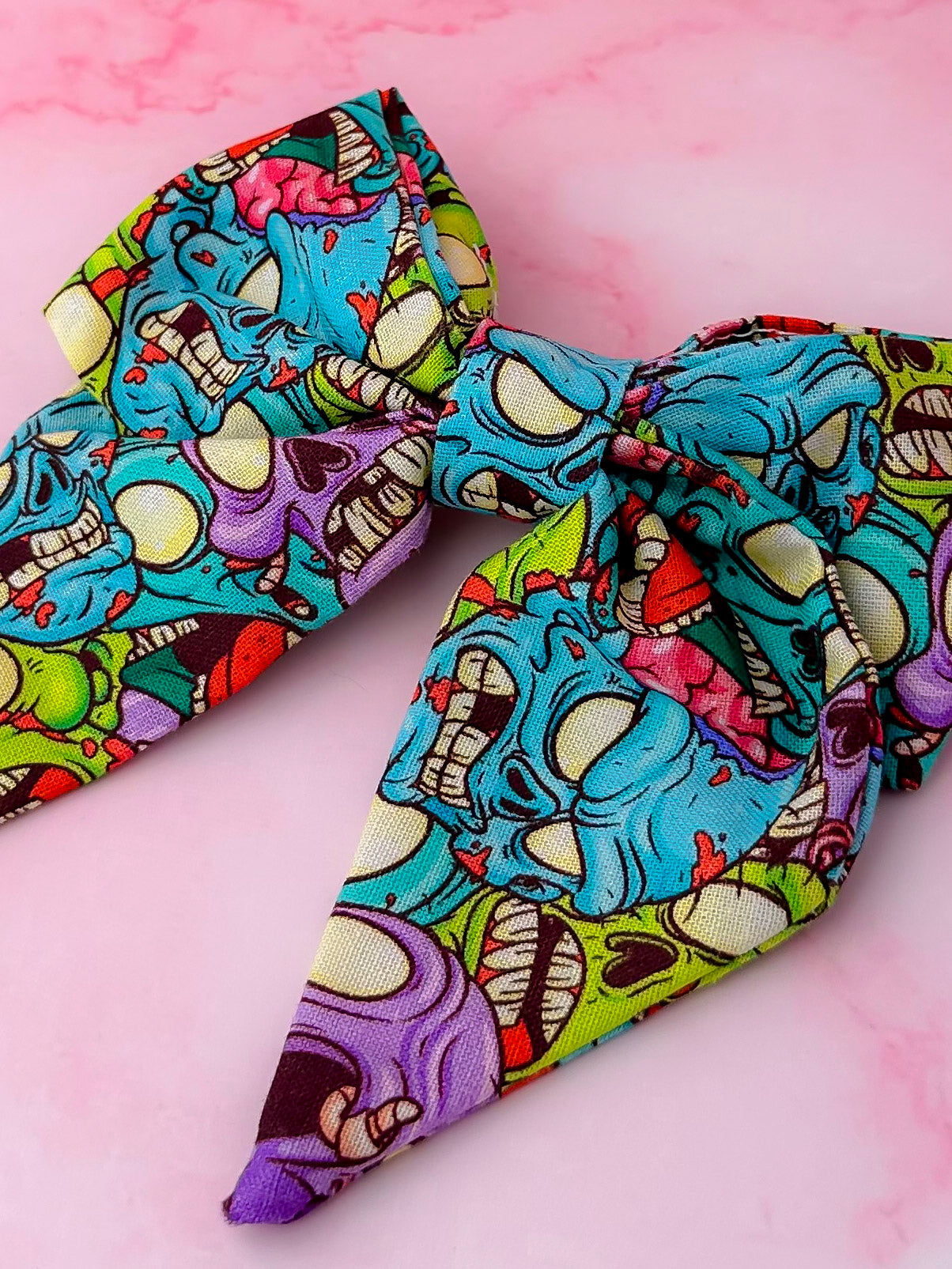 Living Dead - Zombie print classic Hair Bow