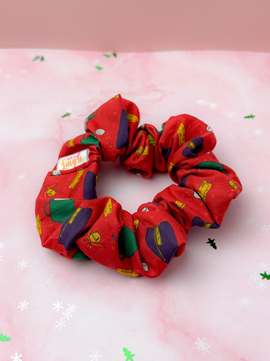 Hot Chocolate themed Christmas classic scrunchie