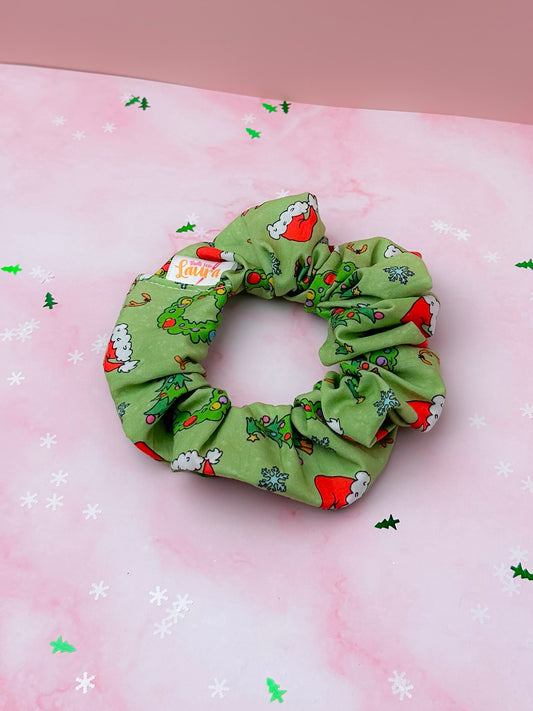 Grinchmas, Grinch inspired Christmas classic scrunchie