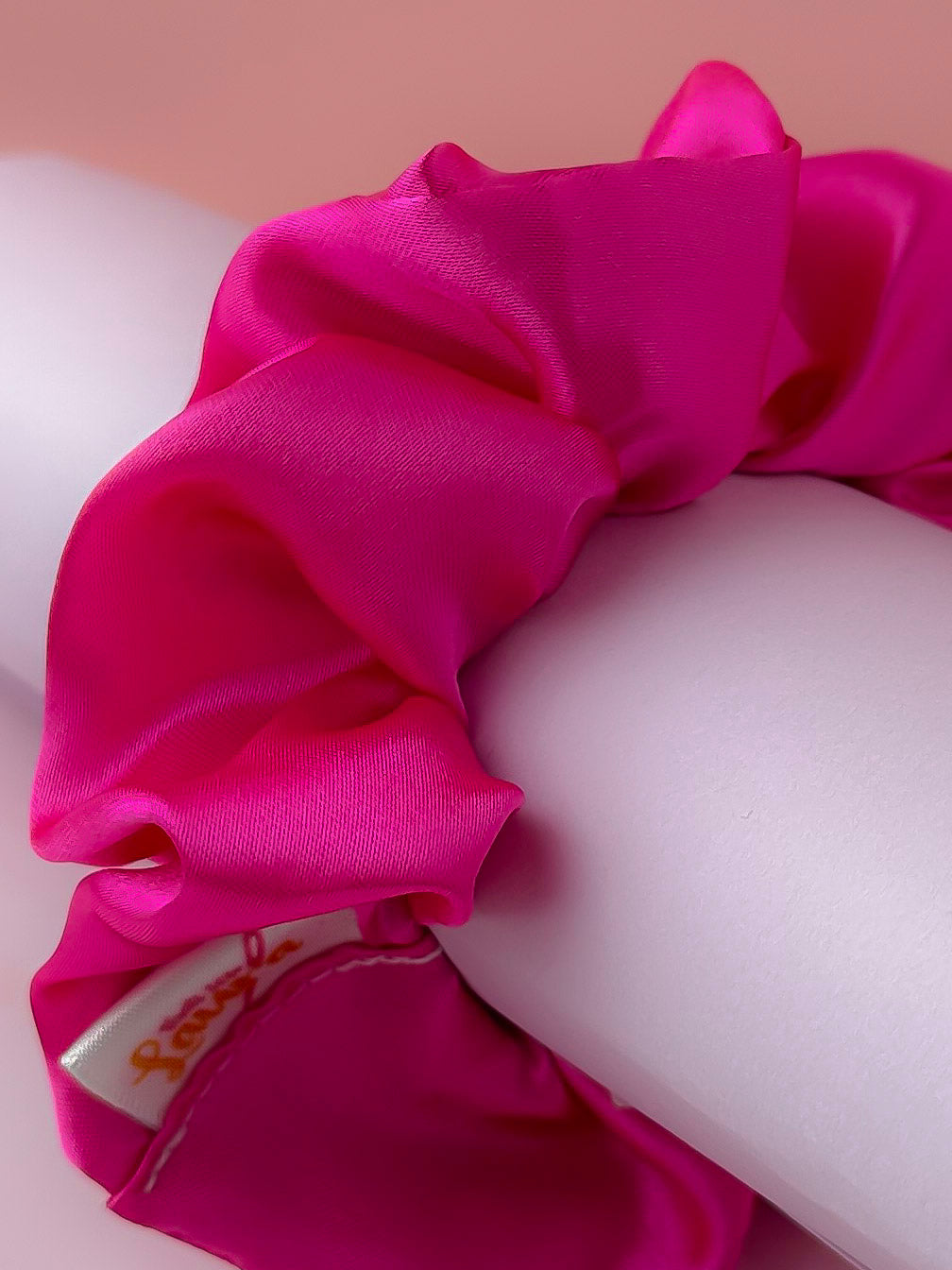 Pretty In Pink - Pink Satin classic scrunchie
