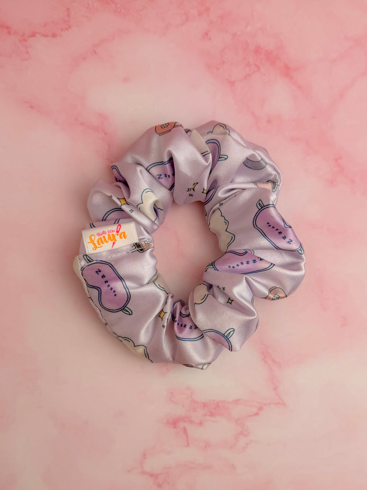 Sleepy time -  EXCLUSIVE print bed time themed classic scrunchie