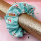 Frosty, Snowman themed Christmas classic scrunchie