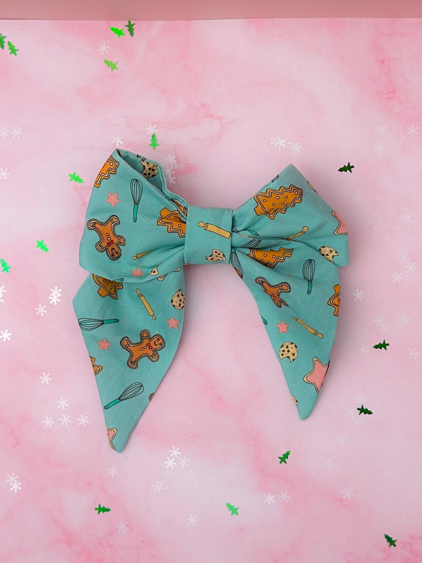 Festive Baking EXCLUSIVE SHORT Hair Bow
