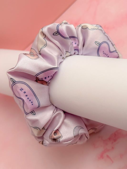 Sleepy time -  EXCLUSIVE print bed time themed classic scrunchie