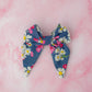 Daisy Dreams - Large Daisy print classic Hair Bow