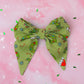 Grinchmas EXCLUSIVE SHORT Hair Bow | Handmade Hair Accessories UK