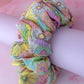 Flower Power - retro coloured XL Scrunchie