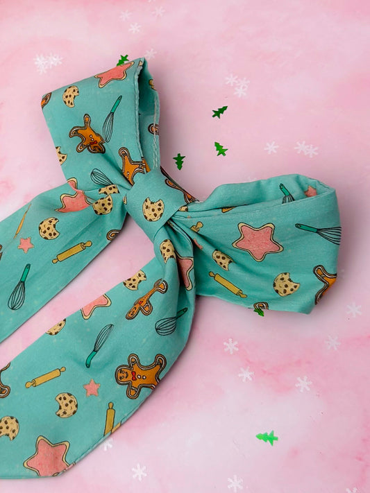 Festive Baking EXCLUSIVE LONG Hair Bow
