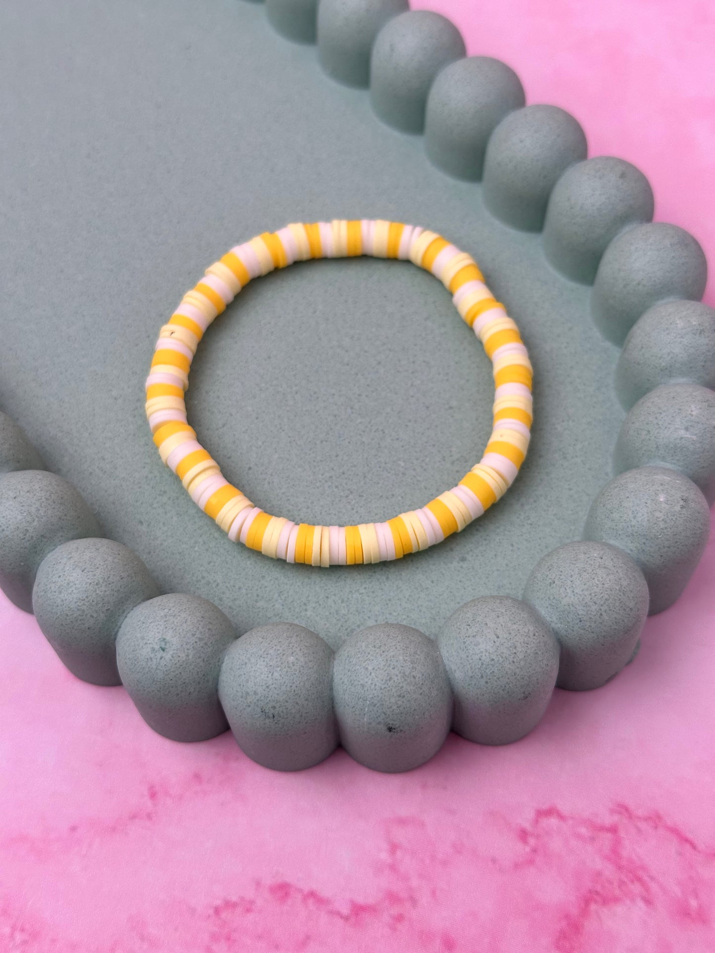 Sunshine - Yellow Beaded Bracelet