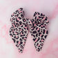 Kayleigh - Pink Leopard print classic Hair Bow