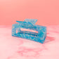 Crystal Blue Hair Claw Clip – Comfortable, Everyday Hold