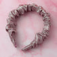 Shimmer - Light pink foil Scrunchie Headband