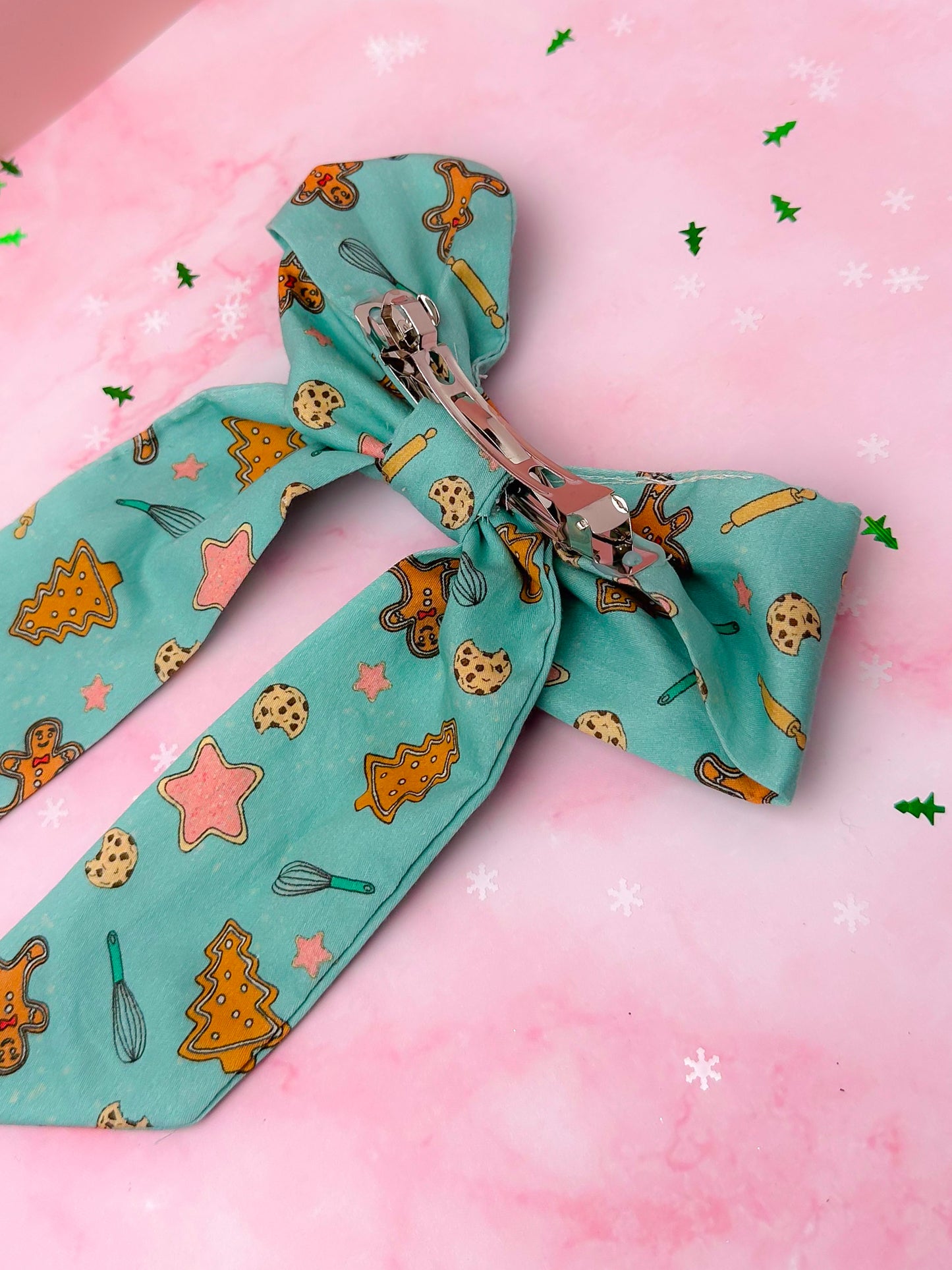 Festive Baking EXCLUSIVE LONG Hair Bow