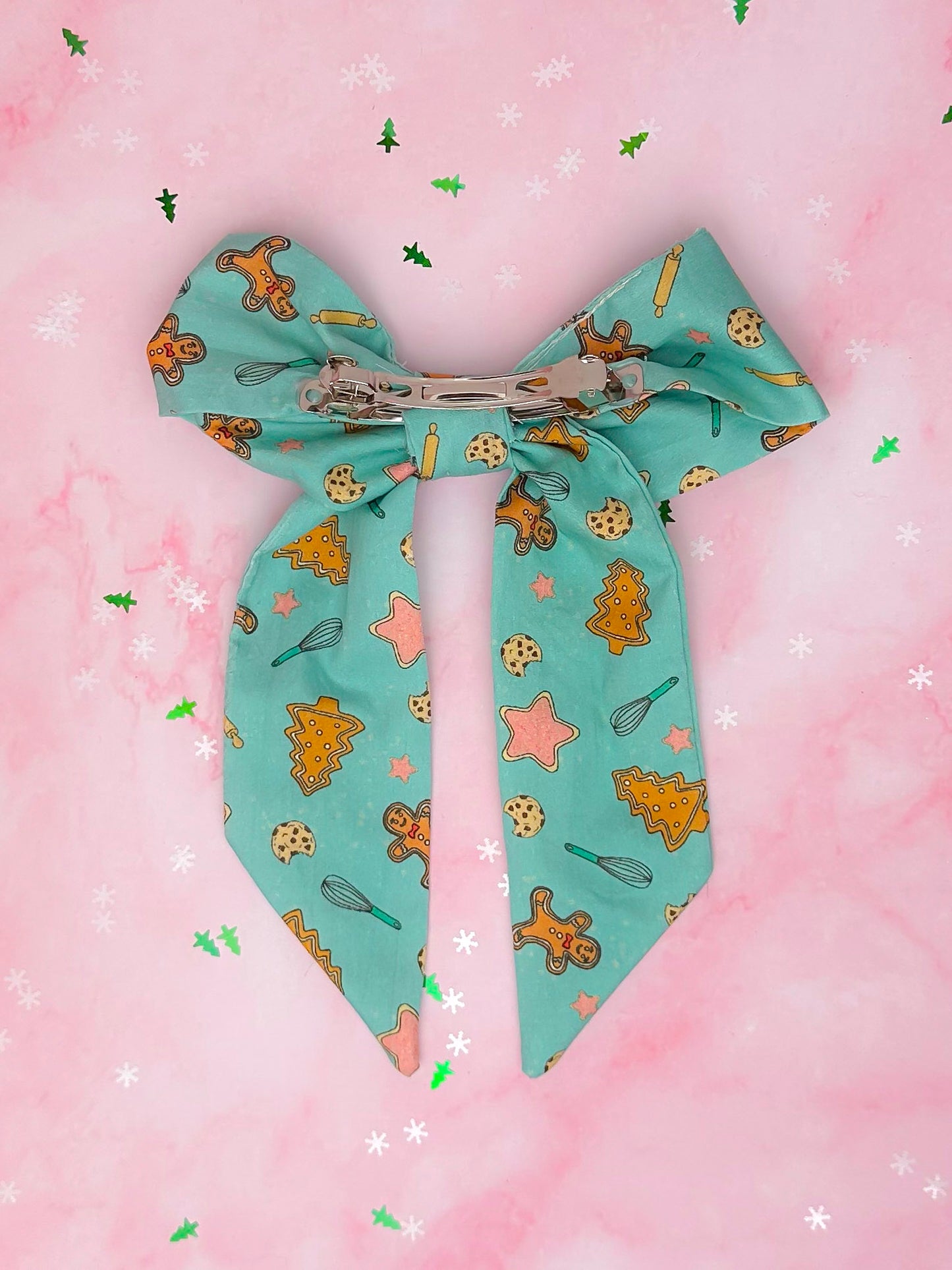 Festive Baking EXCLUSIVE LONG Hair Bow