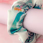 Marble - White and blue marble gym & swim classic scrunchie