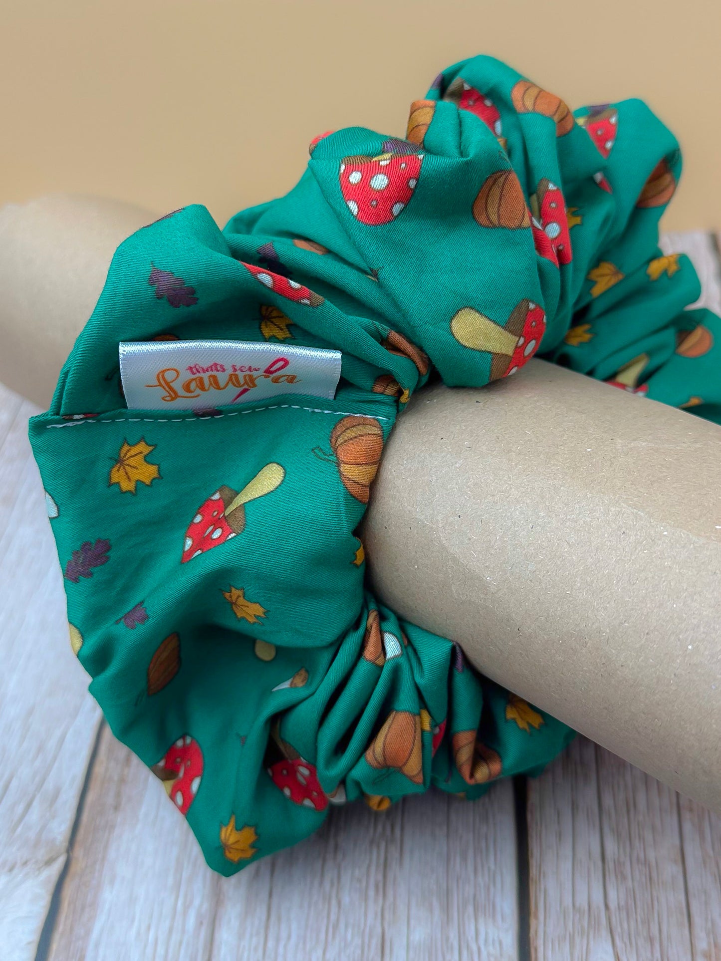 Woodland Walk XL Scrunchie | Handmade Hair Accessories UK