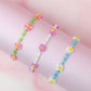 Lilac Daisy | Handmade Beaded Bracelet