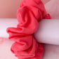 Carrie - Pink Jersey XL Scrunchie