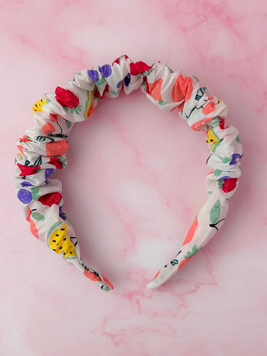 Fruit Bowl - Fuity Scrunchie Headband