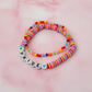 Pride - Rainbow Beaded Bracelet Set