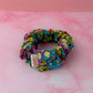Living Dead - Zombie print wide scrunchie