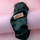 Bottle - Bottle Green satin wide scrunchie